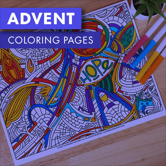 Advent Coloring Pages