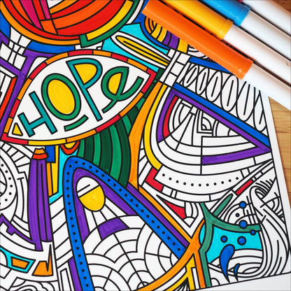 Advent Coloring Pages