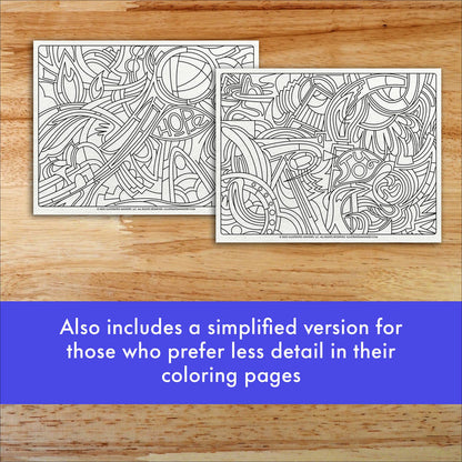 Advent Coloring Pages