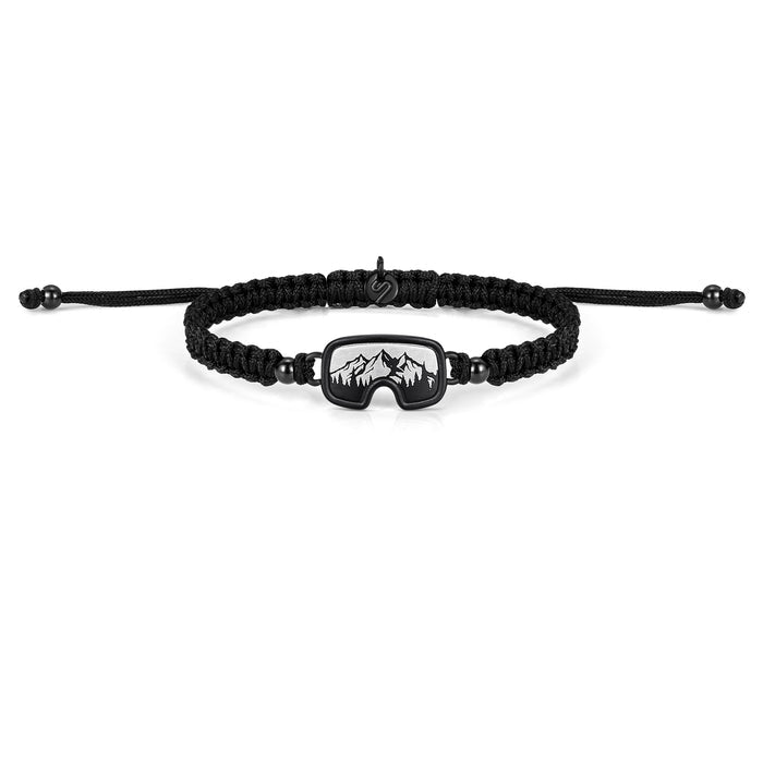 Adventure Snow Goggle Braided Bracelet