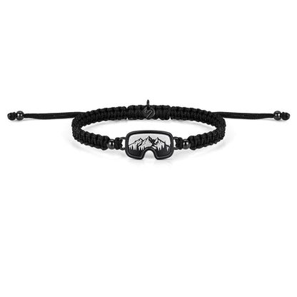 Adventure Snow Goggle Braided Bracelet