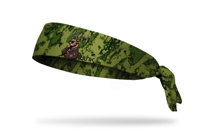 Aggressive Reindeer Flex Tie Headband - View 1
