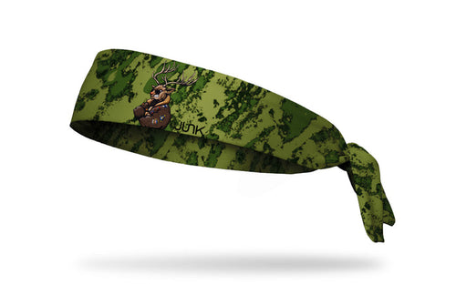 Aggressive Reindeer Flex Tie Headband - View 1