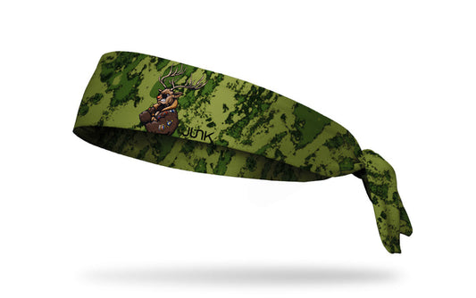 Aggressive Reindeer Flex Tie Headband - View 1
