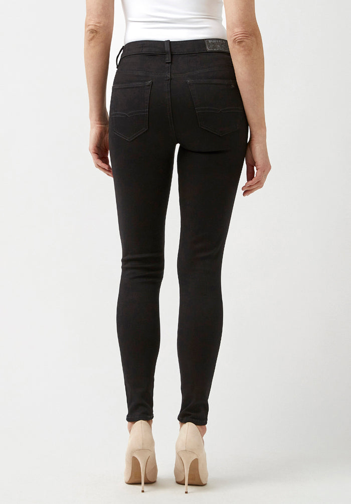Buffalo Women Jeans Grey Denim Denim Pants Stretch