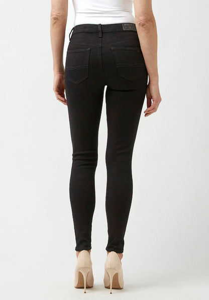 Buffalo Women Jeans Grey Denim Denim Pants Stretch