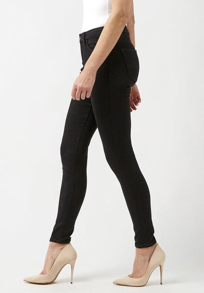 Buffalo Women Jeans Grey Denim Denim Pants Stretch