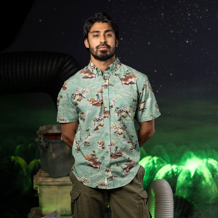 RSVLTS Alien Short Sleeve Shirt Alien "The Brett" – KUNUFLEX Short Sleeve Shirt Alien "The Brett" – KUNUFLEX Short Sleeve Shirt