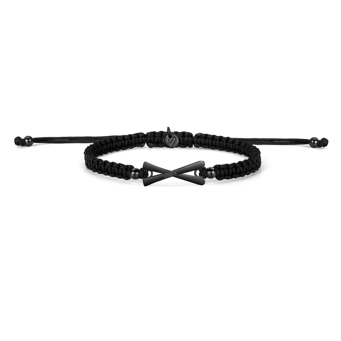 All Black Ski Braided Bracelet