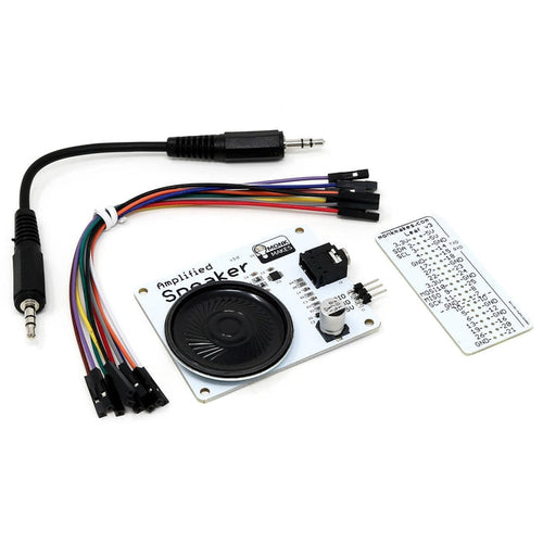 Amplified Speaker Kit for Raspberry Pi [Discontinued] by Monk Makes - The Pi Hut