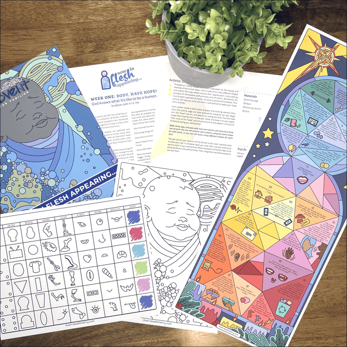 An Illustrated Advent for Families: Now in Flesh Appearing