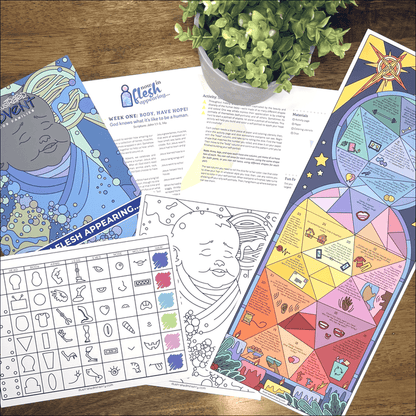 An Illustrated Advent for Families: Now in Flesh Appearing