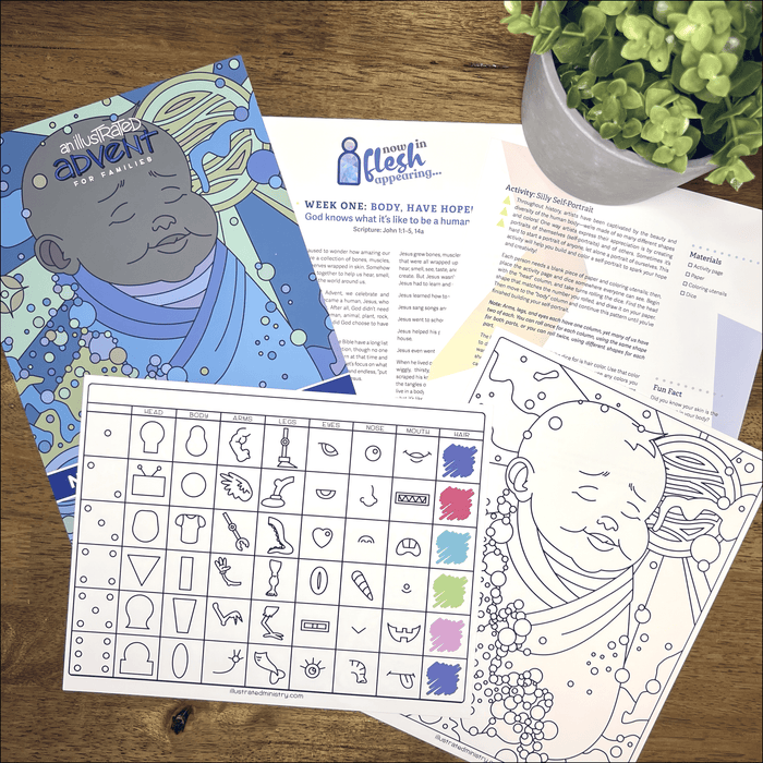 An Illustrated Advent for Families: Now in Flesh Appearing