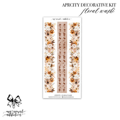 Floral Washi / Premium Matte