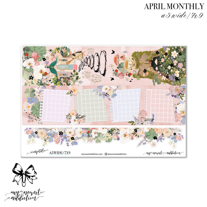 APRIL 2026 A5 WIDE MONTHLY