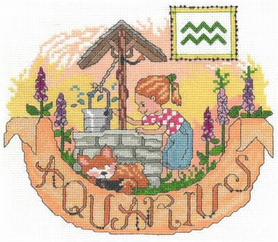 Aquarius Counted Cross Stitch Leaflet