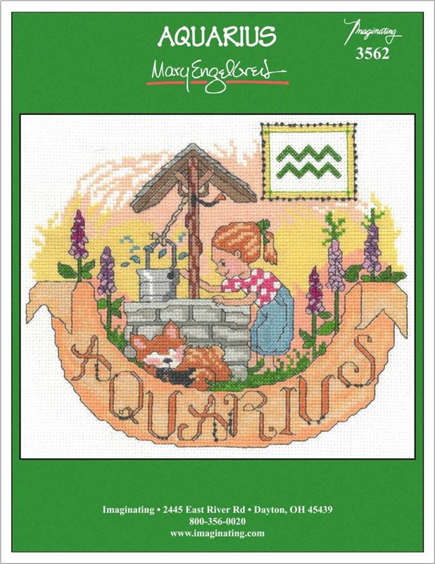 Aquarius Counted Cross Stitch Leaflet
