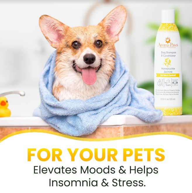 Aroma Paws - 13.5 Oz. Shampoo Honeysuckle Jasmine - Dog.Dog.Cat.