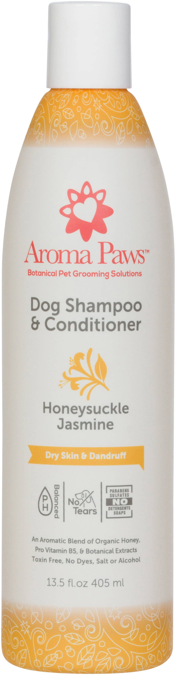 Aroma Paws - 13.5 Oz. Shampoo Honeysuckle Jasmine - Dog.Dog.Cat.