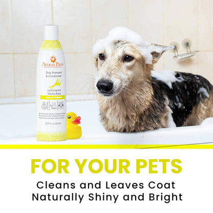 Aroma Paws - 13.5 Oz. Shampoo Lemongrass Vanilla Bean - Dog.Dog.Cat.