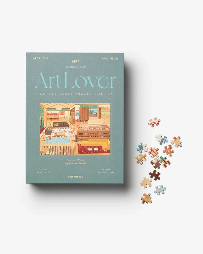ART LOVER BOOK PUZZLE - PART AND WHOLE, 1000 PCS