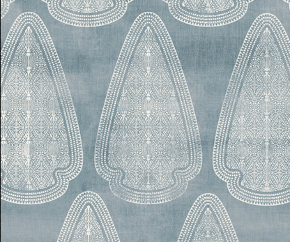 Artemis Distressed Pillow Cover in Lake Blue, Susan Connor Textiles
