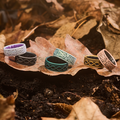 The Lord of the Rings Silicone Ring - Arwen's Evenstar - Unicorn/Amethyst