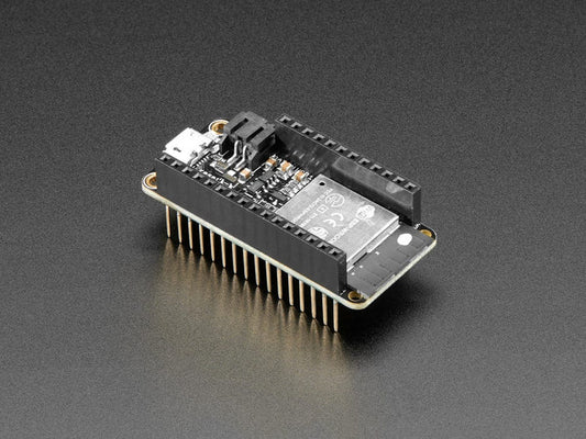Assembled Adafruit HUZZAH32 – ESP32 Feather Board (with Stacking Headers) by Adafruit - The Pi Hut