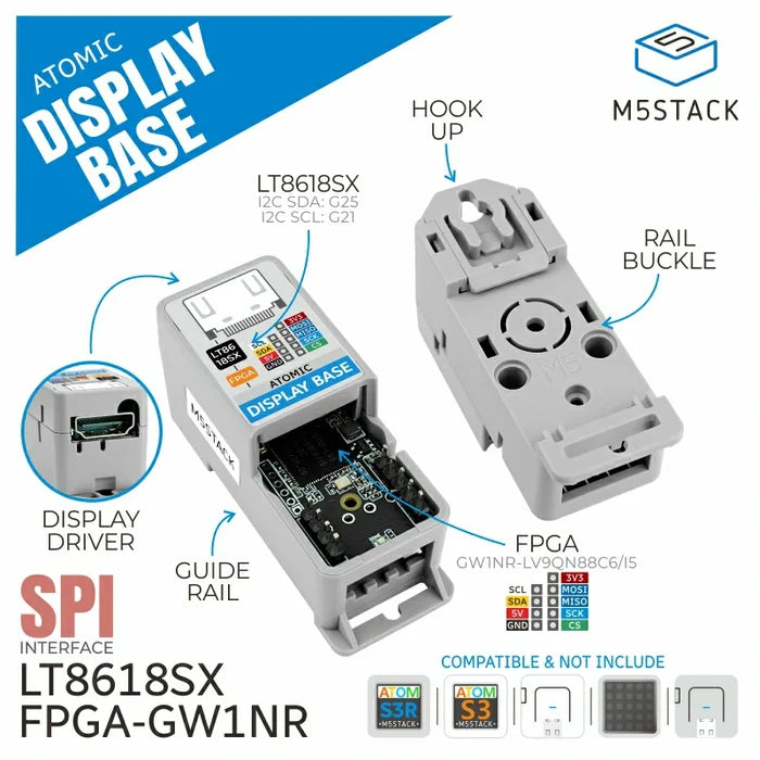 ATOMIC Display Base (GW1NR) - m5stack-store