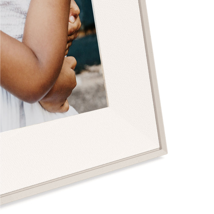 Aura Aspen 12" Digital Photo Frame – White Quartz – view 3