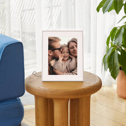 Aura Aspen 12" Digital Photo Frame – White Quartz – view 6