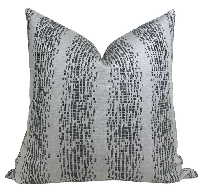 Balboa Pillow Cover in Pewter, Kelly Wearstler Textiles