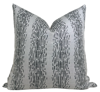 Balboa Pillow Cover in Pewter, Kelly Wearstler Textiles