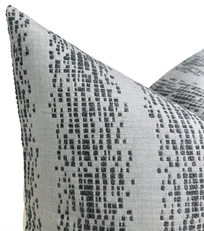 Balboa Pillow Cover in Pewter, Kelly Wearstler Textiles