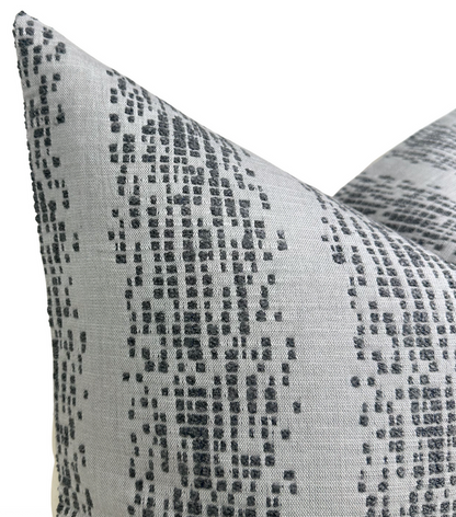 Balboa Pillow Cover in Pewter, Kelly Wearstler Textiles