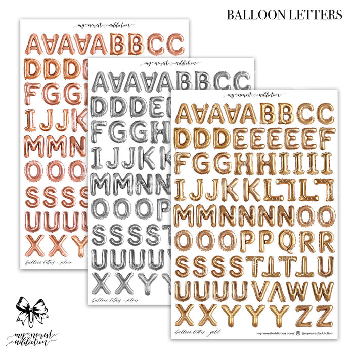 Balloon Letters
