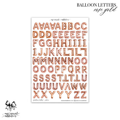 Balloon Letters