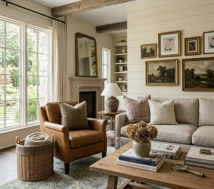 Bancroft Wool Pillow Cover in Olive Aubergine, Schumacher Textiles