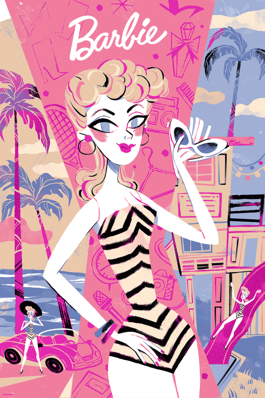 Barbie Foil Variant Poster