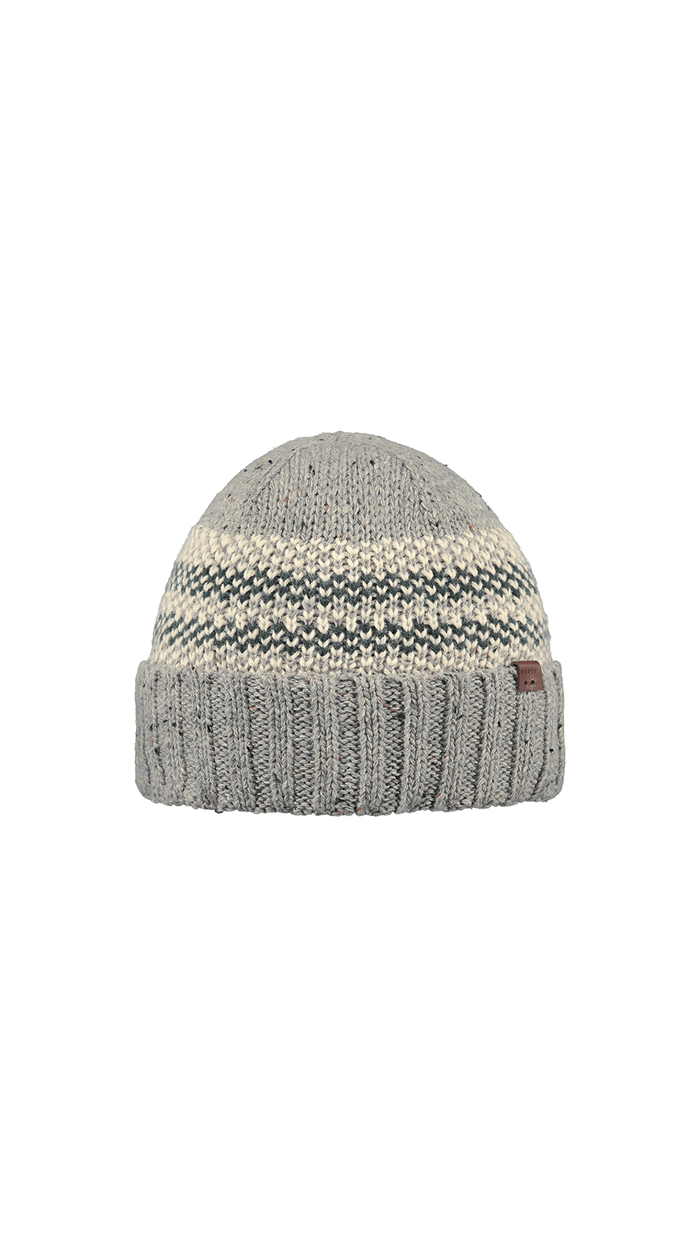 Barts Mens Alask Beanie - Heather Grey