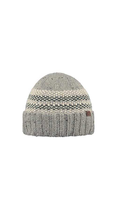 Barts Mens Alask Beanie - Heather Grey