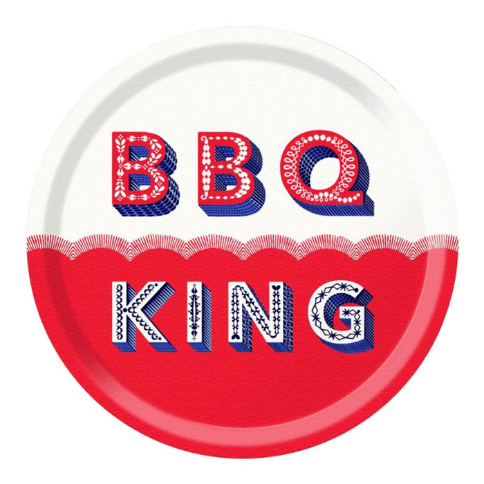 BBQ KING ROUND TRAY