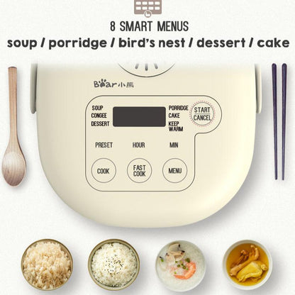BEAR Rice Cooker Digital 8 multi functions Cooker 3L (DFB-B30R1)