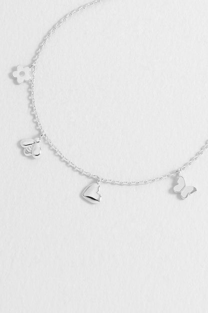 Bee And Butterfly Charm Bracelet