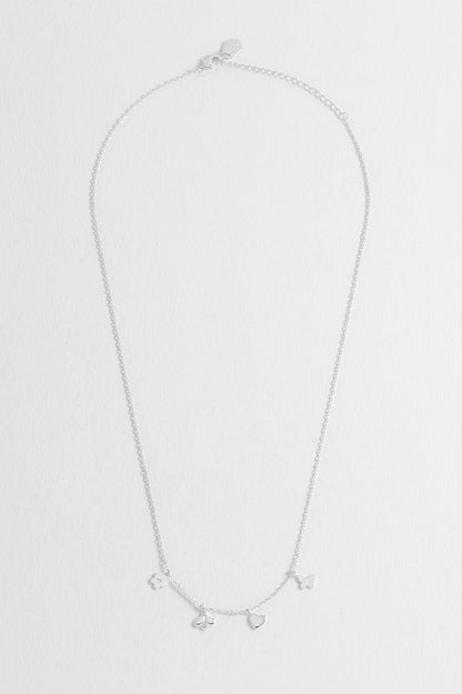 Bee and Butterfly Charm Necklace
