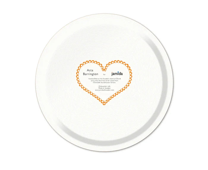BEER O CLOCK ROUND ORANGE TRAY