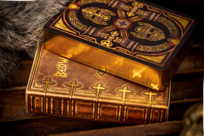 Beowulf Gilded Luxury Playing Cards