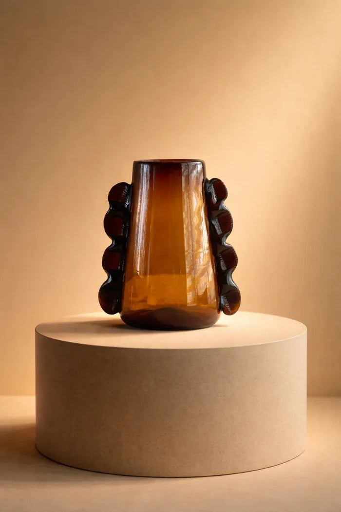 BETTA VASE AMBER