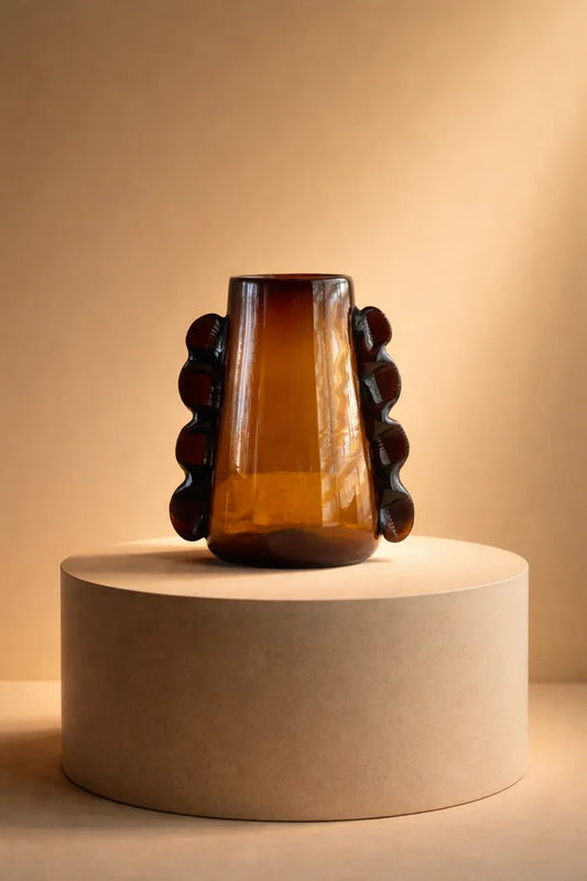 BETTA VASE AMBER