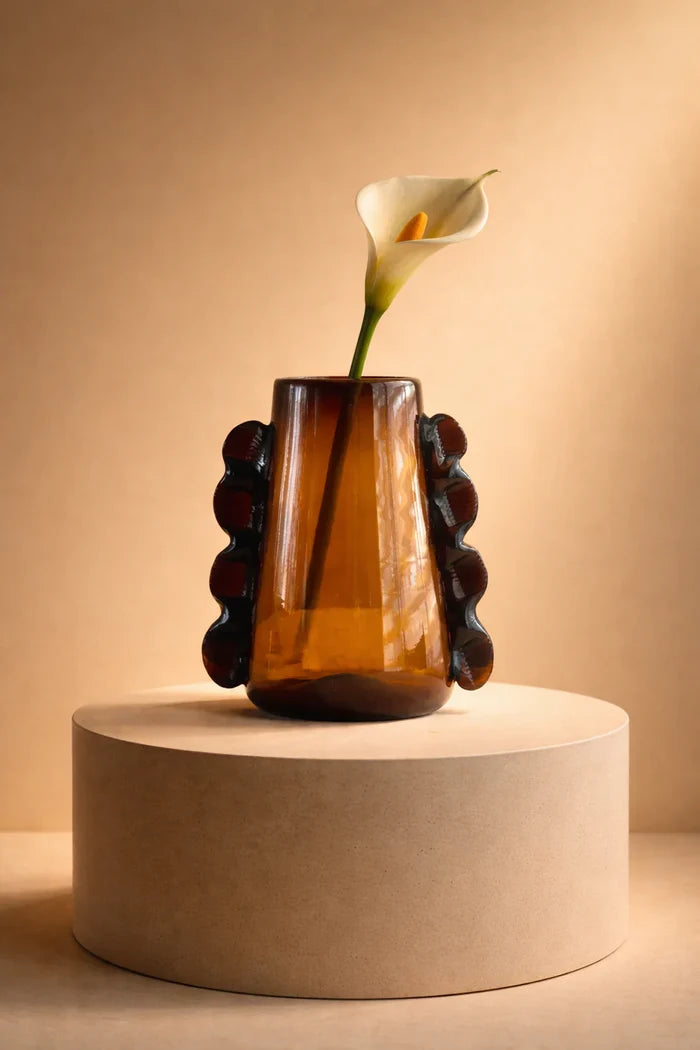 BETTA VASE AMBER